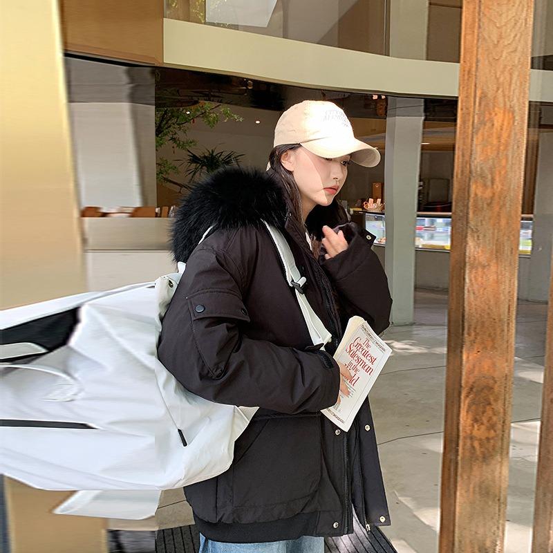 Export winter women's cotton-padded jacket short bread jacket large size cotton-padded jacket women's jacket tide