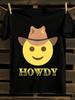 Black Cowboy Howdy Yeehaw Western T-shirt