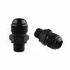 Aluminum 1 Pair AN6/AN8 To 1/4 NPS Straight Adapter Flare Auto Hose Fitting Male for Transmission/Oil Cooler Universal Car