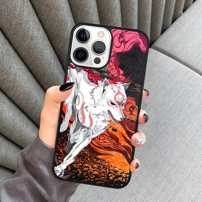 Japanese Style Fox Phone Case For iPhone 17 Air 16 16e 15 13 14 Pro Max 11 12 Plus 2022 MAX Shell Cover coque