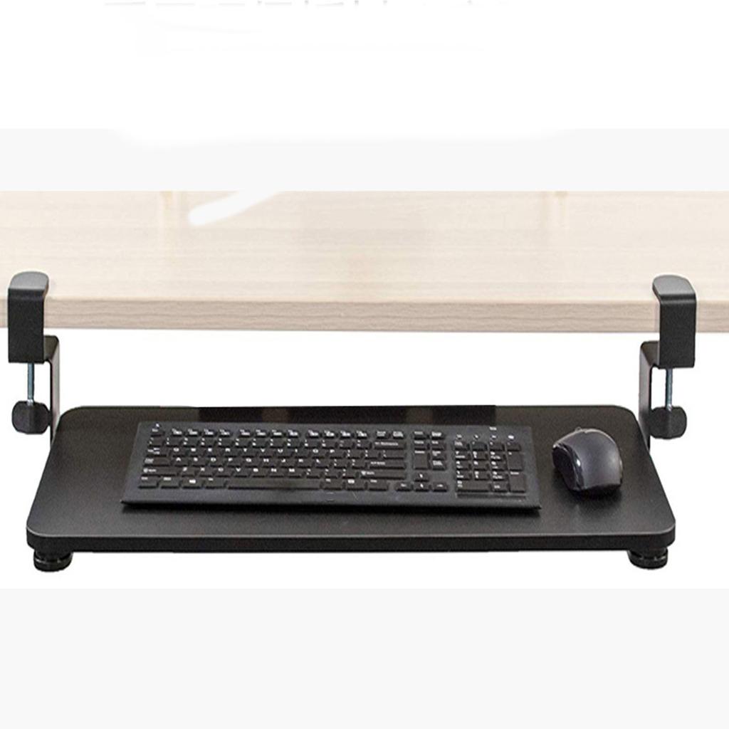 Keyboard Sliding Tray Punch Free Keyboard Stand Drawer Adjustable Height Computer Desk Extender