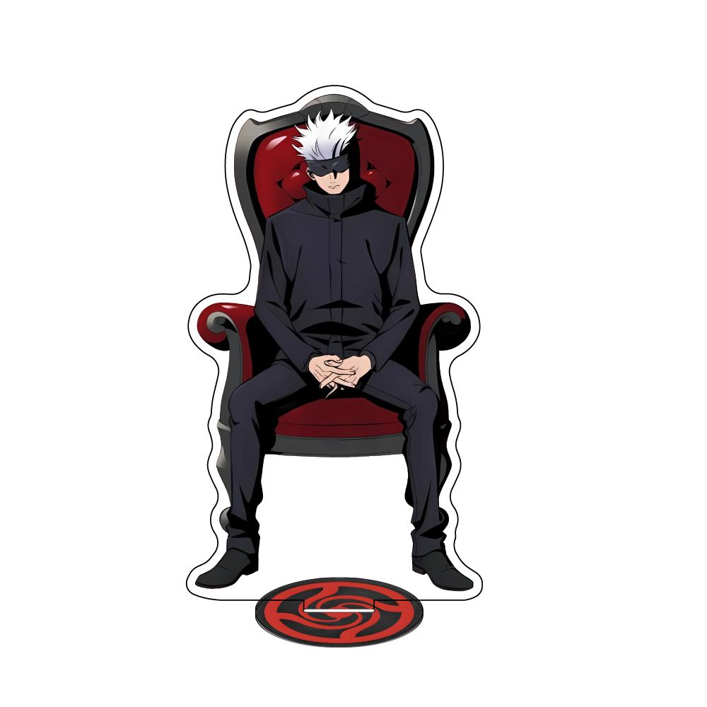 

15cm Jujutsu Kaisens Choso Satoru Gojo Fushiguro Toji Geto Suguru Acrylic Stand Model Cute And Charming Cartoon Bottle Inumaki Toge Decor
