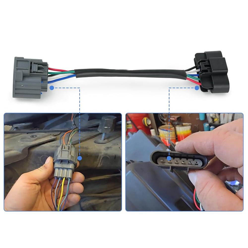 HID To Halogen Headlight Conversion Wiring Adapter Set For Acadia 2007-2012