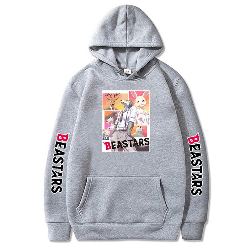 BEASTARS Autumn/Winter Cotton Pullover Hoodie - Casual Plus Size Streetwear