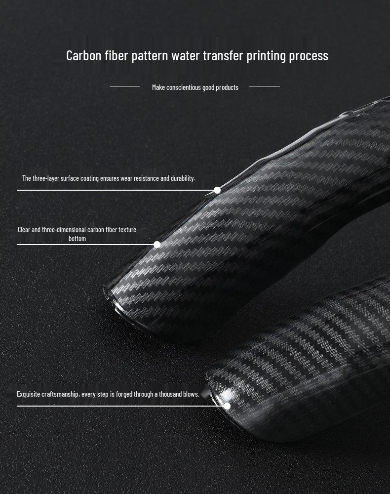 Sportstuurhoes met Koolstofvezeltextuur - Lichtgewicht, Decoratief, Geschikt voor Alle Seizoenen, Universele Pasvorm