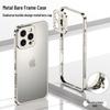 Ultra-Thin Lightweight Metal Frame iPhone 16/15 Pro Case with Seahorse Buckle Design and Heat Dissipation