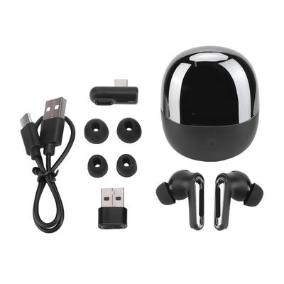 Wireless Gaming Earbuds Low Latency 2.4GHz Bluetooth Dual Mode Earbuds with ENC Mic USB C Dongle for Phone Tablet Laptop
