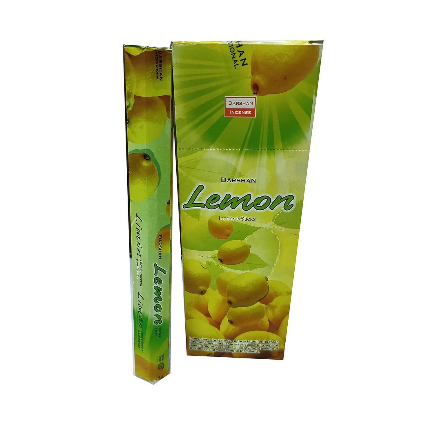 @ Darshan Lemon Incense Sticks Agarbatti Set Of 5 For Puja f056 MJ-499-60%OFF
