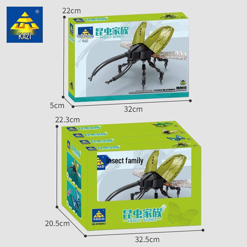Insect Building Block Model: Mantis - Educational Toy for Kids