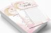 Inkdotpot 50A  Advice CardsA  For Baby Shower Game Glitter Star Advice For New Mom & Dad Gender Reveal Boy Or GirlA  Party