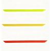 Boigoo 3-Color Long Stripe Grille Emblem Badge Sticker Yellow/Orange/Red