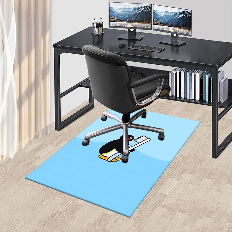 Penguin Teeth Carpet For Playroom Bedroom Living Room Sofa Home Decor Kids Game Area Rug Nonslip Floor Mat