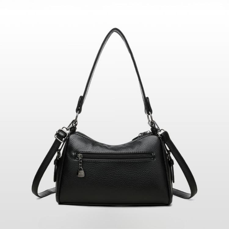 Lychee pattern leather crescent moon small bag single shoulder messenger women's bag