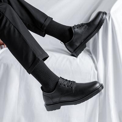 New British Academy Style Small Leather Shoes Men'S Soft Sole Japanese And Korean Version Dress Inner Height Increasing Small Leather Shoes 6070-R