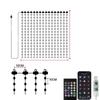 DIY Smart Curtain Lights RGB 400LEDs Light String App Control Waterproof Fairy Light USB Plug for Text Pattern Party Room Decor