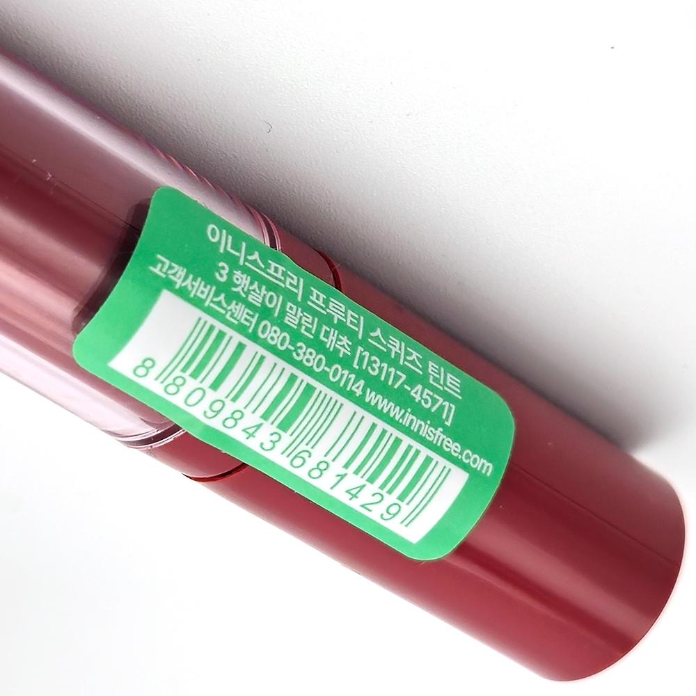 Innisfree Odcień owocowy Squeeze 4ml