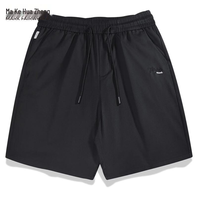 Mark Hua Fei Men's Linen Tencel Blend Casual Shorts