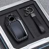 Carbon ABS Car Remote Key Case Cover Shell Fob for BMW X1 X3 X5 X6 X7 1 3 5 6 7 Series G20 G30 G11 F15 F16 G01 G02 F48 Keyless