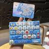 26-Key Stress Relief Keyboardtoy Keychain Non-Stop Happiness Student Children Birthday Gift Small Pendant Accessory