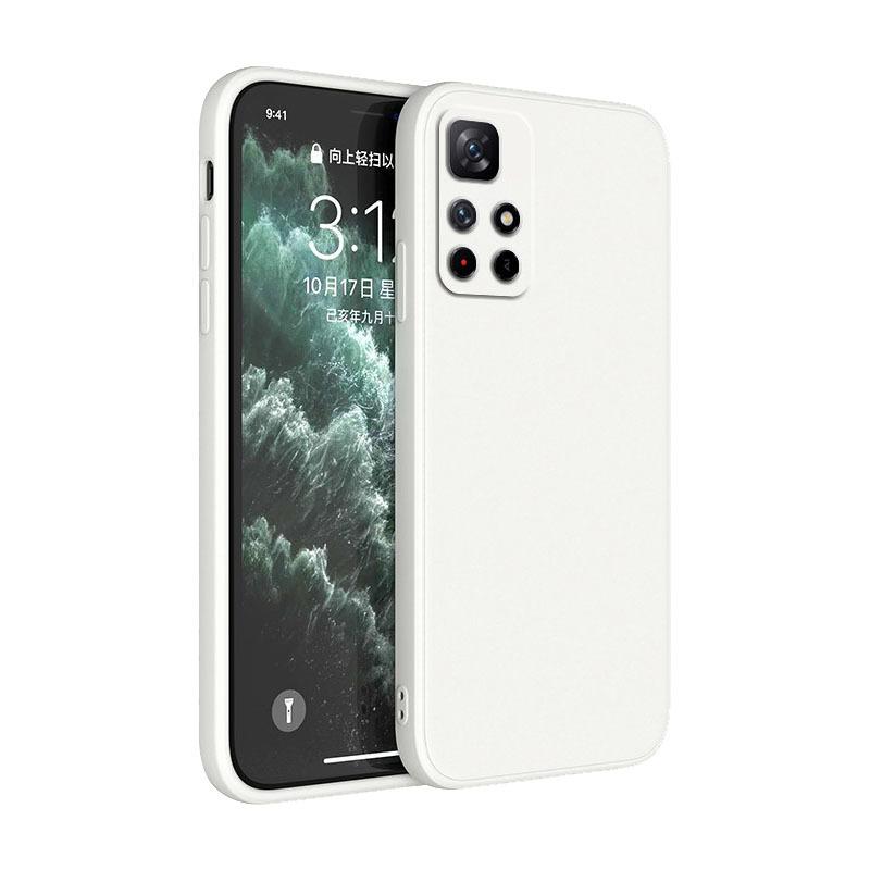 Applicable To Redmi Note11 Mobile Phone Case Pro Liquid Silicone Redmi Straight Edge Soft Case 1g Guarantee