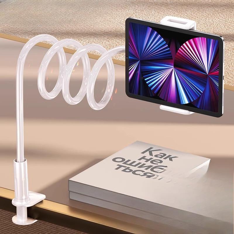 Adjustable 360° Omnidirectional Wheel TV Alloy Stand Universal Mobile Phone Tablet Holder Uncharged for Bedside Office Home