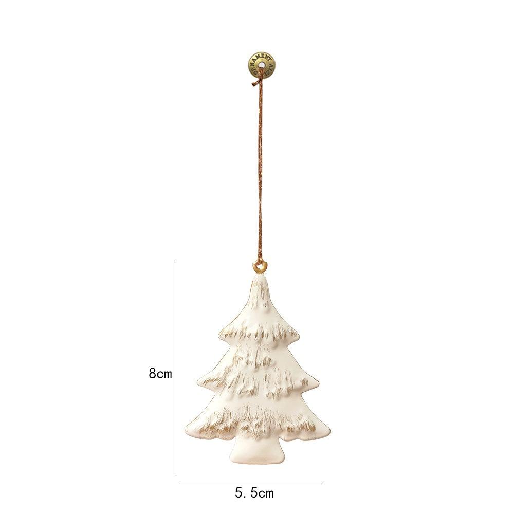 Nordic Christmas Hanging Decoration Iron Art Cartoon Soldiers Angel Drop Ornaments Double-sides Accessories Embellishment