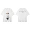 Stranger Things Masked Man Print Tee Men's American IH NOM UH NIT High Street Summer T-Shirt Casual Oversized Top