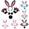 Photography Props Rabbit Costume for Girls Children Rabbit Cosplay Headband Skin Friendly School Kid Bunny Girls Costume