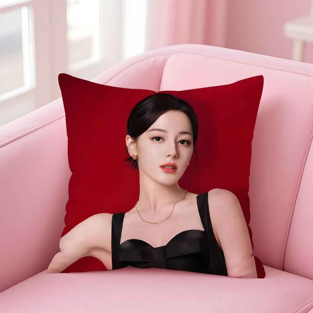 Popular fashion Elegant Chinese DDilraba Dilmurat Cushion Cover Pillow Case Soft Friendly Fabric Concealed Zipper