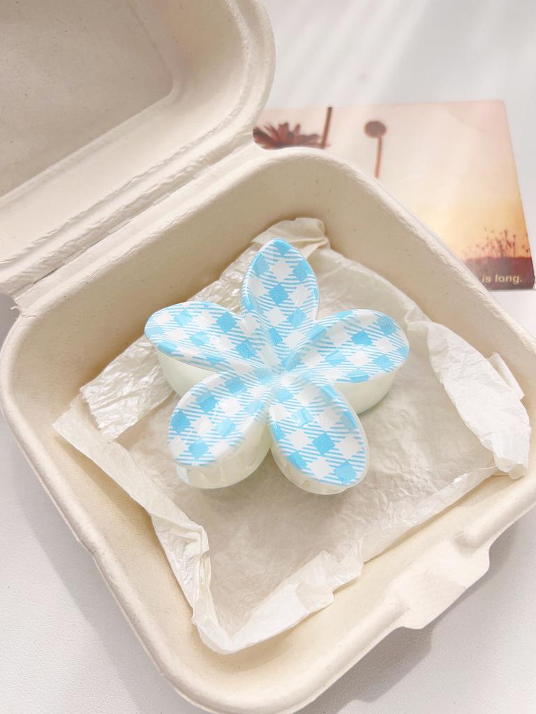 Hawaiian Flower Hair Claw Clips for Women,Gradient Large Barrette for Thick Hair,No-slip Hairpins Women Beach Hair Accessories