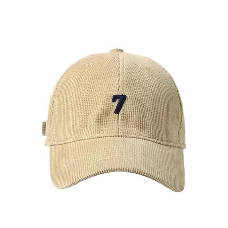Fashion Soft Top Baseball Cap for Men Women New Corduroy Embroidered 3D Snapback Cap and Girls Small Face 58-60cm Gorras Bone