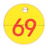 Single Side Number Label Tags Document Classification Luggage Identification Tag