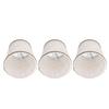 3Pcs Small Lamp Shades Hand Crafted Exquisite Soft Lightweight Dustproof High Luminousness Table