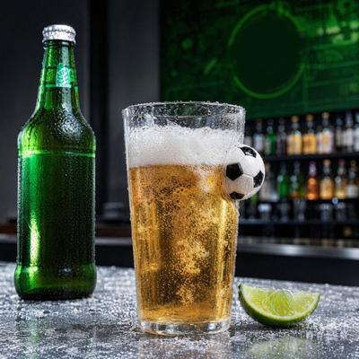 Soccer Beer Glass 700ml Capacity Drink Glass Football-Shaped Glass Mug Hot Cold Cup