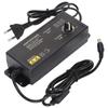 Power Adapter Adjustable Voltage Speed Regulation 3‑24V 4A 90W LED Digital Display Adapter 100‑240VEU Plug