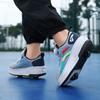 Boys /Youth Roller Skates Shoes Removable Flat Shoes Tow Wheels Girls Roller Skates Sneakers for Kids