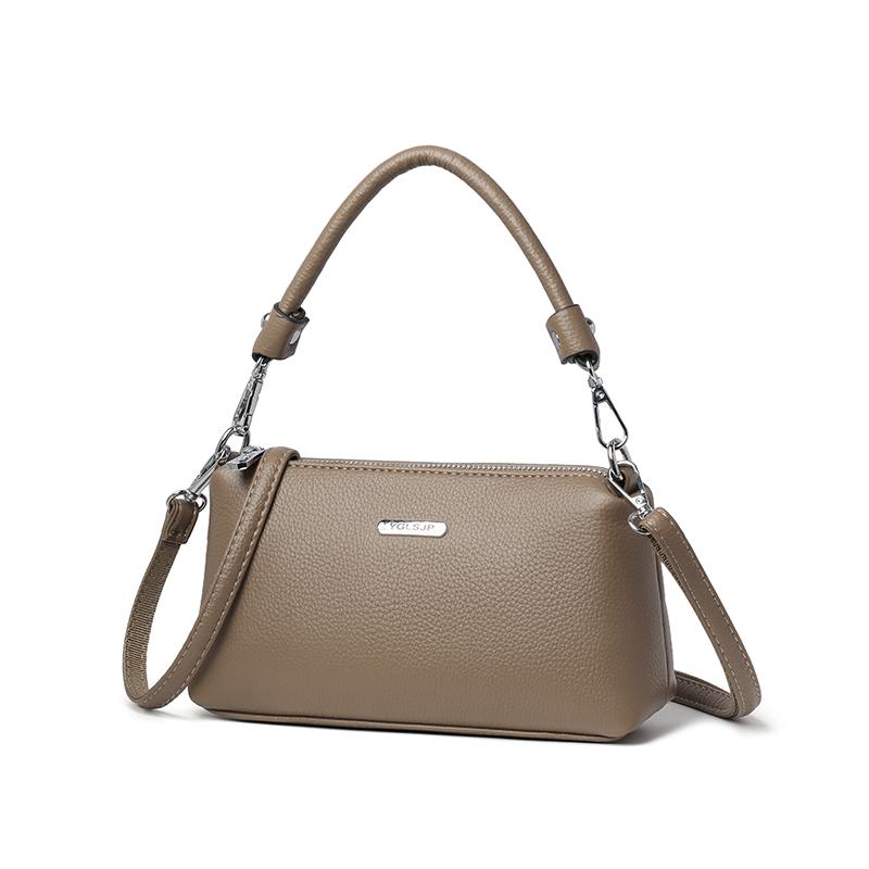 Simple Women's Messenger Bag, Casual Crossbody Bag, Fashionable Shoulder Bag, Soft PU Leather Handbag, Suitable for Daily Use and Shopping