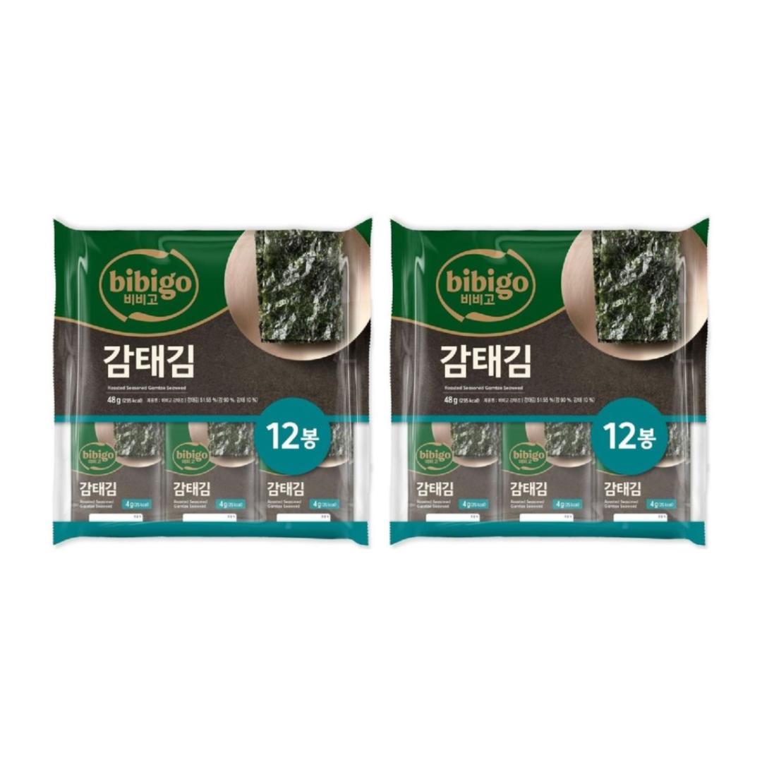 

Бибиго Приправленная морская капуста с гамтэ 48г (4г х 12 пакетиков) (3 варианта) # 4g x 24 packs