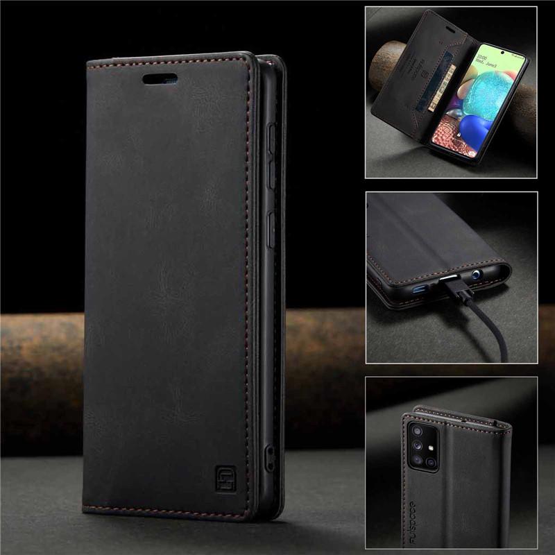 Étui de téléphone en cuir à rabat magnétique pour Samsung Galaxy A13 A23 A33 A53 A73 A14 A24 A34 A54 A52 A51 A50 Portefeuille Housse de carte Coque Étui