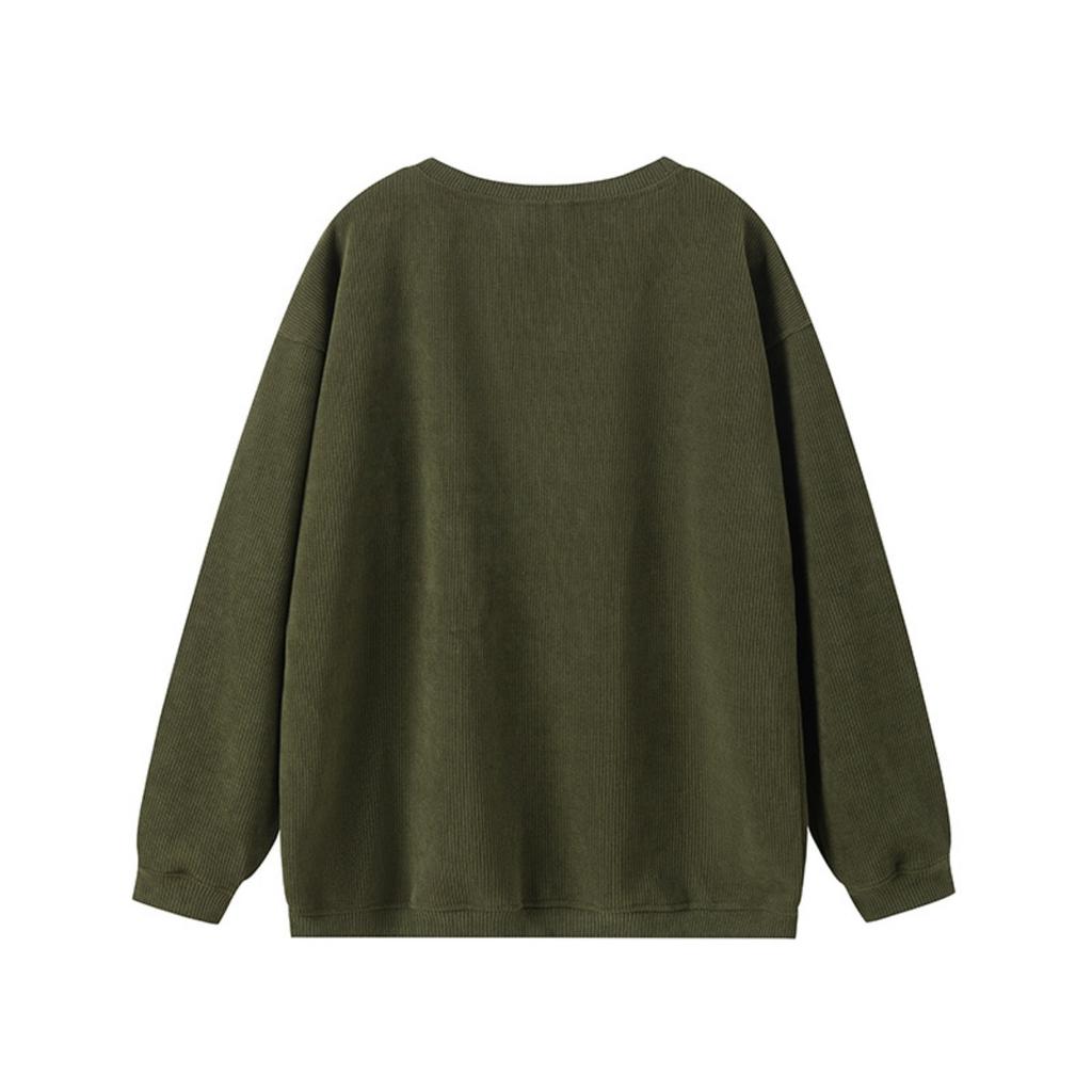 Autumn and Winter Comfortable Casual Pullover Loose Round Neck Fashionable Long Sleeved Sweatshirt for Women