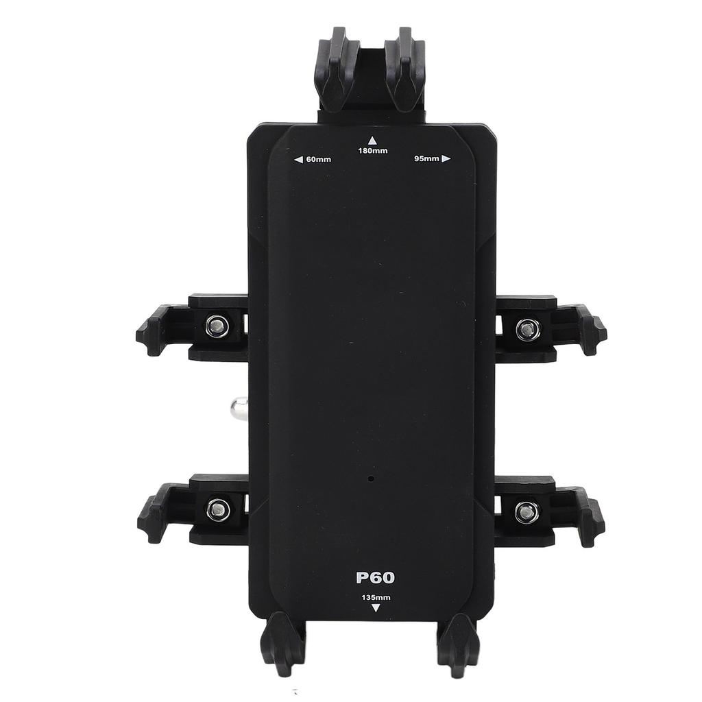 Motorcycle Phone Mount Prevent Slip Shock Absorption Rotatable IP6 Waterproof Multipurpose Metal Bike Phone Holder Mount