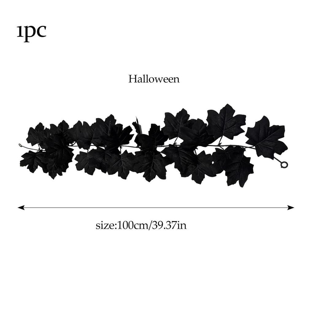 Maple Leaf Vine Autumn Decor for Halloween, Thanksgiving, and Christmas