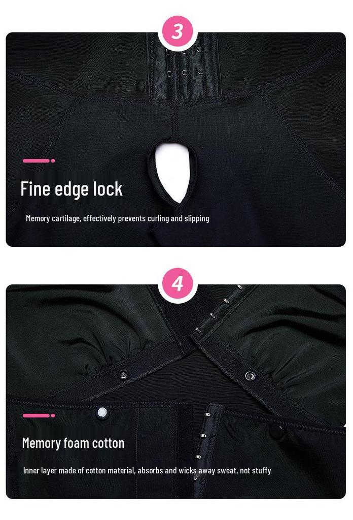 Spitzen-Knopfleisten-Bodysuit mit Bauchkontrolle & Taillenformer für Damen