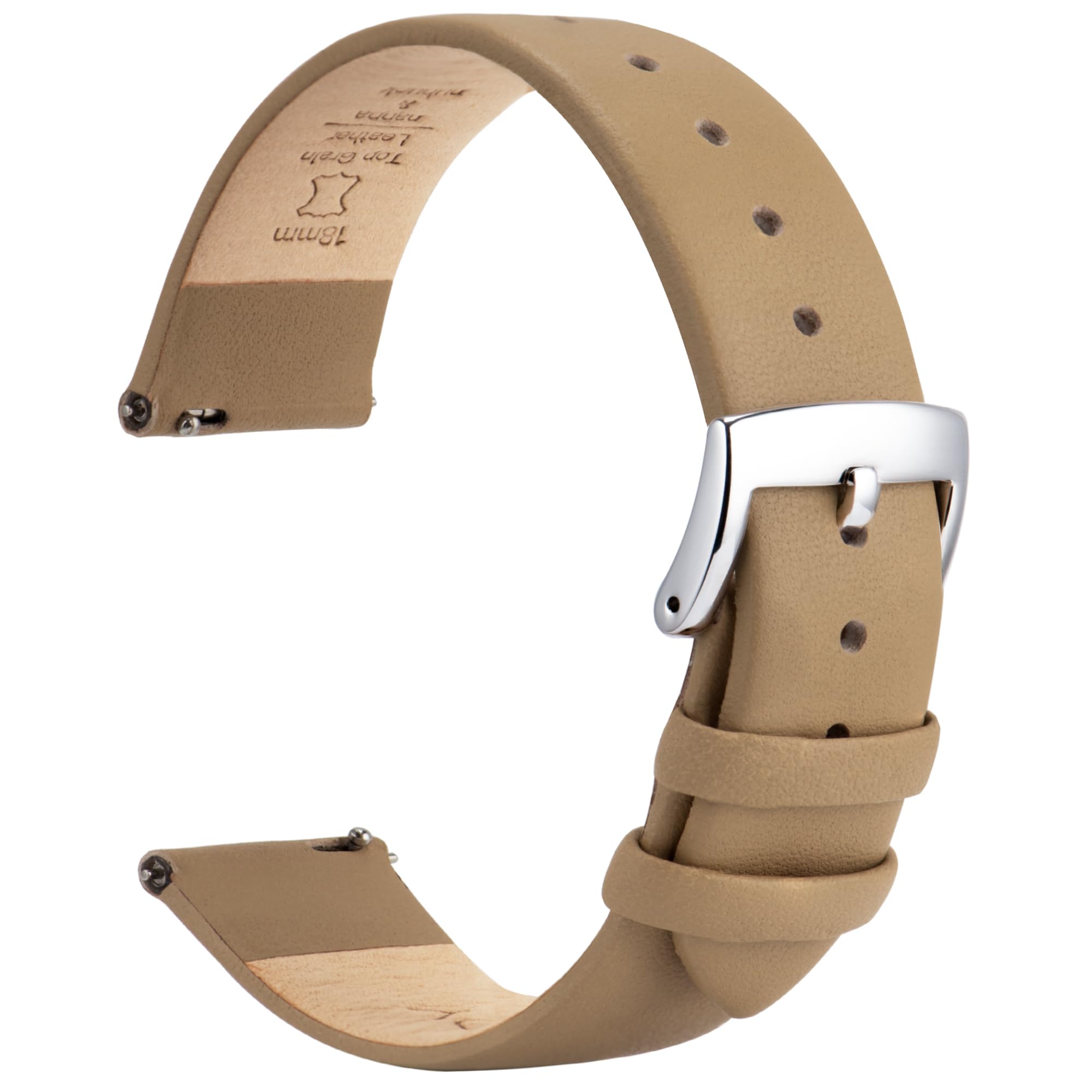 

[OTTOODY] Genuine Leather Watch Band, Watch Strap 12mm, 14mm, 16mm, 18mm, 20mm, 22mm, Elegant 12 mm