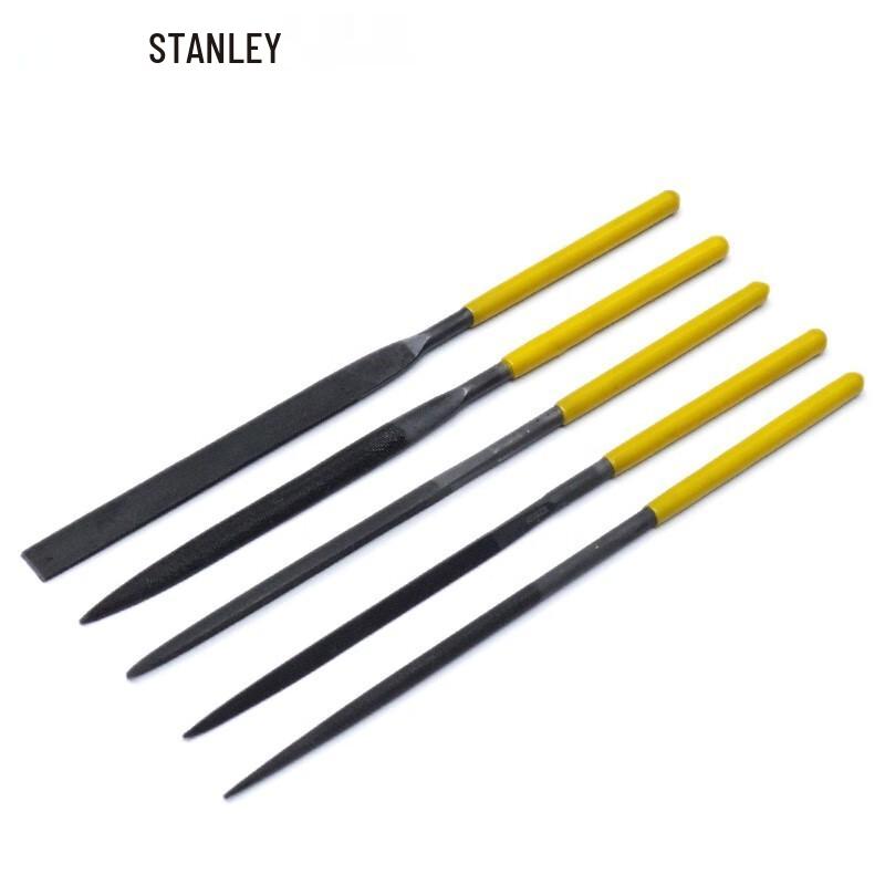 STANLEY 5-Piece Assorted Steel File Set 5x180mm