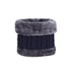Herren einfarbig weich gestrickt Ring-Schleifenkragen Schal Winter dick Plüsch Wolle Lätzchen Männlich warm Snood Kurze Schals Kreis Halstuch