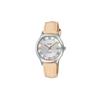 STANDARD Series 50 Meters Waterproof Quartz Leather Strap Women's Watch Silver Dial LTP-E142L-7A2