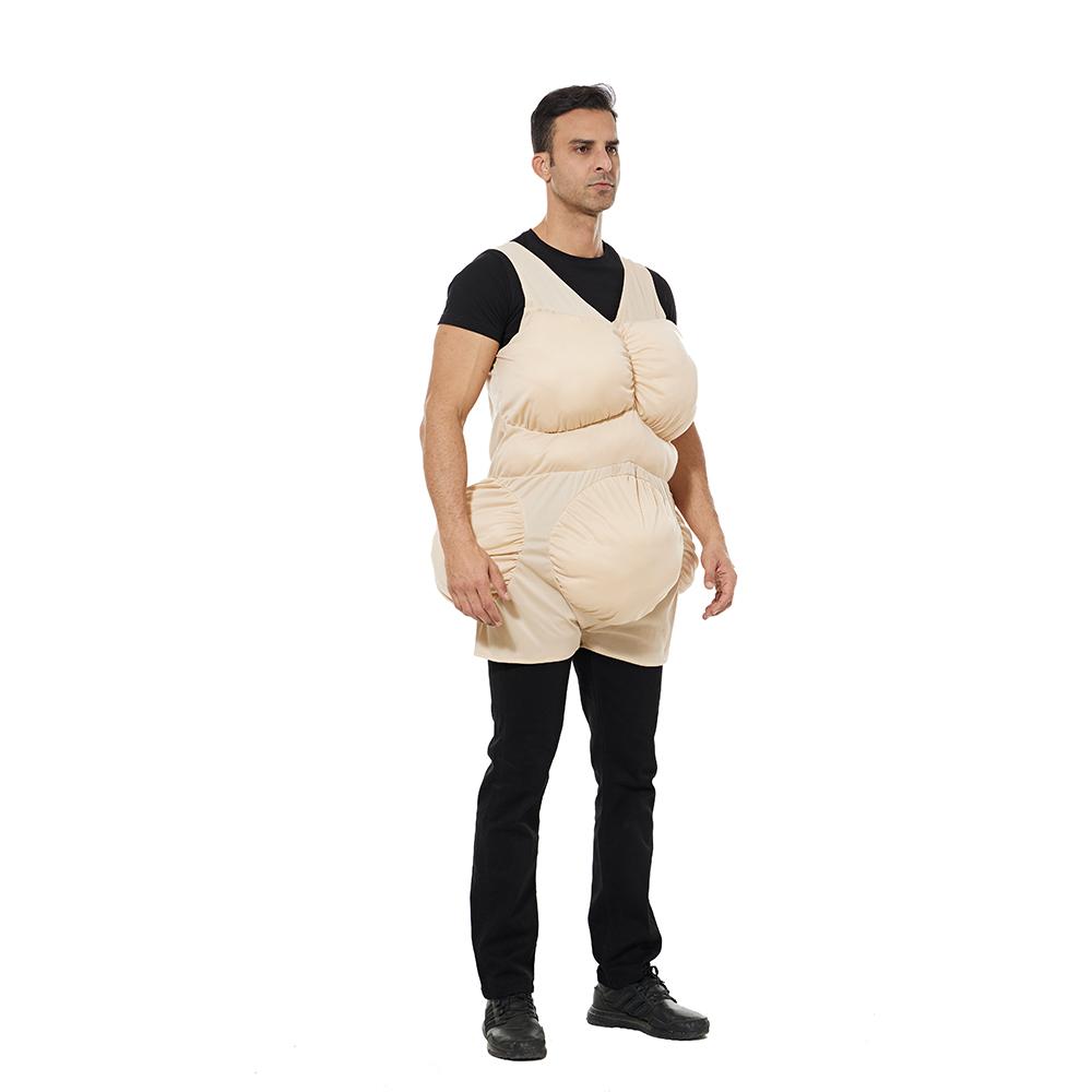 EraSpooky Erwachsener Dickanzug Lustig Der Alte Dicke Halloween Kostümzubehör