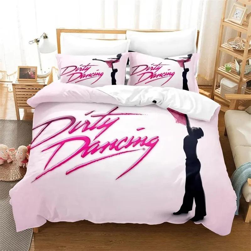 3D Print Dirty Dancing Bedding Set,Duvet Cover Comforter Bed Set Quilt Cover Pillowcase,King Queen Twin Size Boys Girls Adults