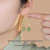 Women's Summer Style Fresh Pearl Earrings, High-End Hanfu Accessories, 925 Sterling Silver
